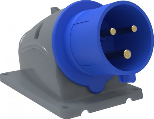 Вилка кабельная накладная IEK Magnum ССИ-523 32А 2P+PE 230В IР44 синий картинка 